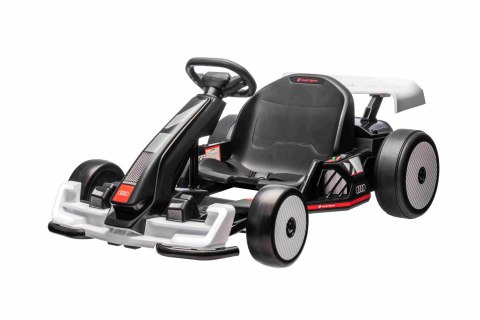 Gokart Audi z Funkcją Driftu Biały