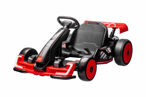 Gokart Audi z Funkcją Driftu Czerwony