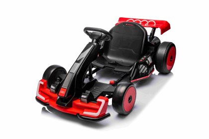 Gokart Audi z Funkcją Driftu Czerwony