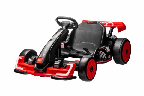 Gokart Audi z Funkcją Driftu Czerwony