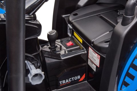 Traktor Na Akumulator Z Przyczepą Hercules Niebieski 24V LEAN CARS