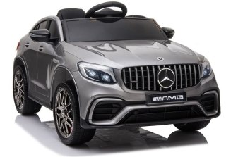 Auto na akumulator Mercedes GLC 63S QLS-5688 Srebrny Lakier 4x4 LEAN CARS