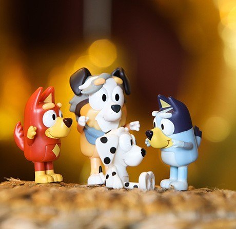 Bluey Figurki 4pak Szkolna paczka Tm Toys