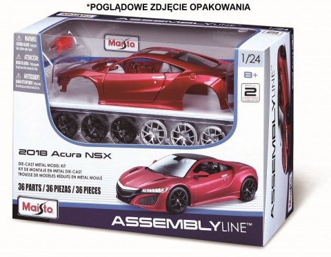 Model metalowy Audi R8 V10 Plus 1:25 do składania Maisto