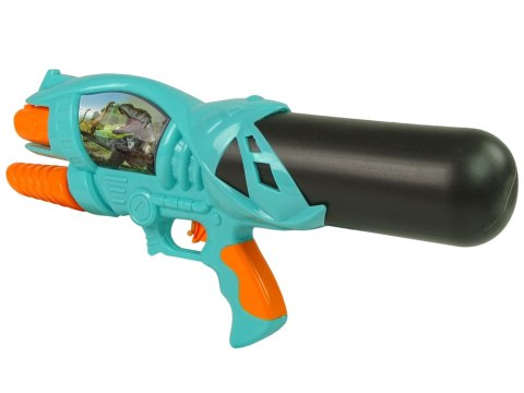 Pistolet Na Wodę Ogród Karabin Zielono Pomarańczowy Dinozaury 1100 ml LEAN Toys