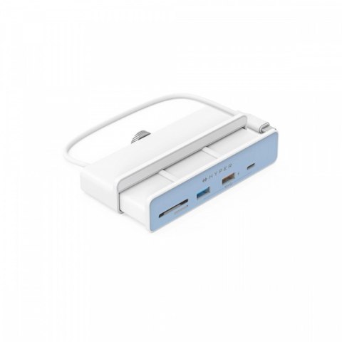 Hub Hyper 6-in-1 USB-C dla iMac 24 cale (2021), HDMI, USB-C, 2x USB-A, SD, MiniSD, 7x kolor HyperDrive