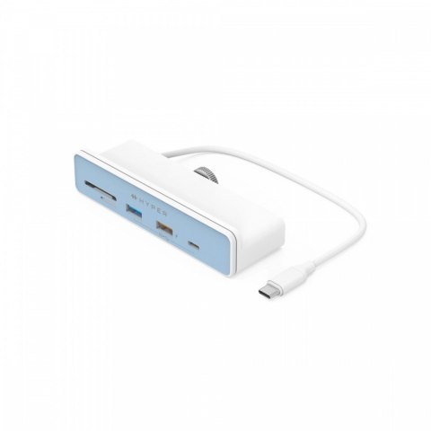 Hub Hyper 6-in-1 USB-C dla iMac 24 cale (2021), HDMI, USB-C, 2x USB-A, SD, MiniSD, 7x kolor HyperDrive