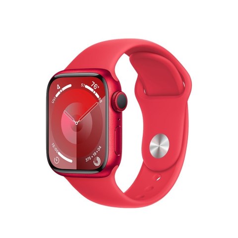 Watch Serie 9 GPS, 41mm Koperta z aluminium z edycji (PRODUCT)RED z paskiem sportowy z edycji (PRODUCT)RED - M/L Apple