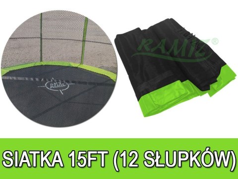 Siatka do Trampoliny 15FT Zielona