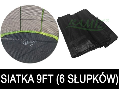 Siatka do Trampoliny 9FT Czarna