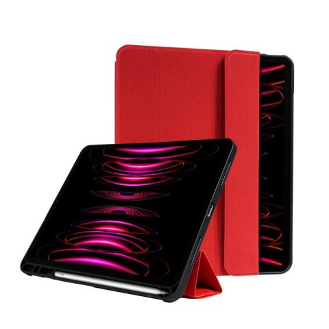 Etui FlexFolio iPad Pro 11 (2022-2021)/iPad Air 11 (2024)/iPad Air 10.9 (5-4 gen.) z funkcją Apple Pencil czerwone CRONG