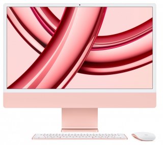 IMac 24 cale: M3 8/10, 8GB, 256GB SSD - Różowy Apple