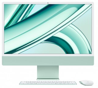 IMac 24 cale: M3 8/10, 8GB, 256GB SSD - Zielony Apple