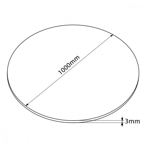 Mata pod fotel gamingowy 100cm RS172 Maclean