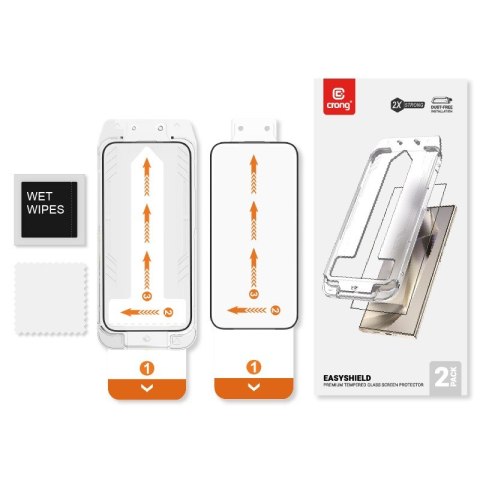 Szkło hartowane EasyShield 2-Pack - Samsung Galaxy S24+ (2 sztuki) CRONG