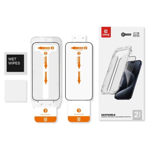 Szkło hartowane EasyShield 2-Pack - iPhone 14 Pro (2 sztuki) CRONG