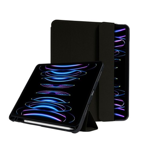 Etui FlexFolio iPad Pro 11 (2022-2021)/iPad Air 11 (2024)/iPad Air 10.9 (5-4 gen.) z funkcją Apple Pencil czarne CRONG