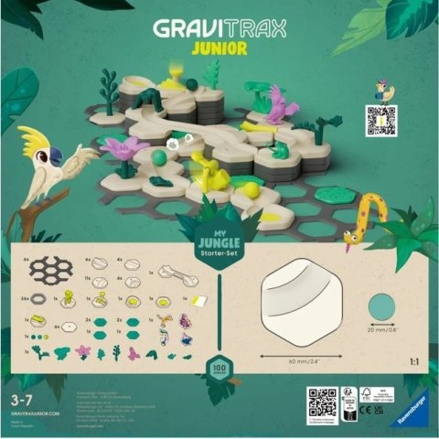 Gravitrax Junior Zestaw Startowy Dżungla Ravensburger Polska