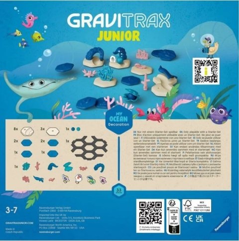 Gravitrax Junior Zestaw Uzupełniający Ocean Ravensburger Polska