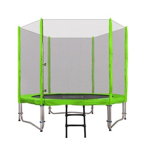 Trampolina ogrodowa SkyRamiz 244cm 8FT dla dzieci Zielony - Sklep Gebe