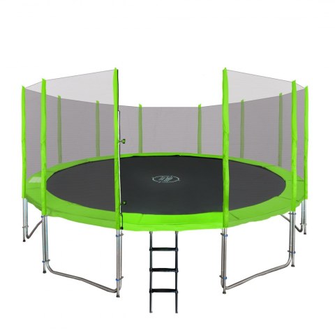 Trampolina ogrodowa SkyRamiz 487cm 16FT dla dzieci Zielony + Akcesoria