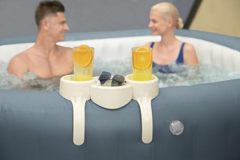 Uchwyt na napoje do Jacuzzi Lay-Z-Spa BESTWAY + 2 Przegrody + Tacka