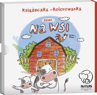 Kolorowanka-harmonijka "Dzień na wsi" książeczka dla dzieci