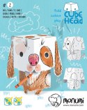 Pies kolorowanka - składanka 3D dla dzieci