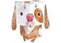 Pies kolorowanka - składanka 3D dla dzieci