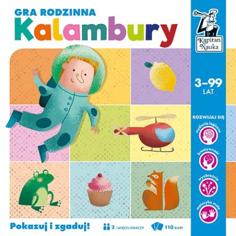 Zespołowa gra na skojarzenia "Kalambury" rozrywka dla dorosłych i dzieci 3+