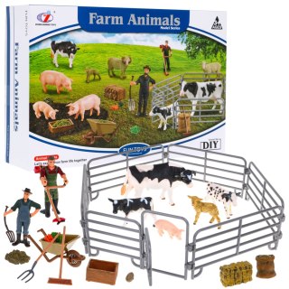 Zestaw farma z figurkami i akcesoriami dla dzieci 3+