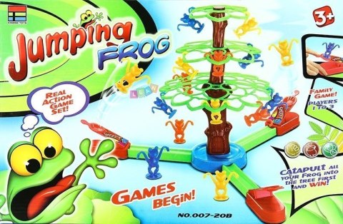 Gra Skaczace Żabki Wyrzutnie Jumping Frog LEAN Toys