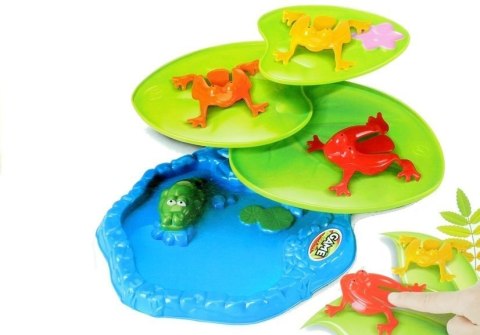 Gra Skaczące Żabki Żaby Jumping Frogs Pchełki LEAN TOYS