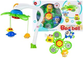 Karuzelka do Łóżeczka z Pozytywką Bed Bell 2w1 LEAN Toys