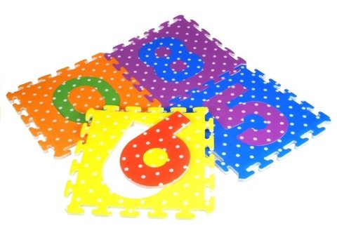 Puzzle Piankowe Kolorowe Alfabet i Cyferki 36 elementów LEAN Toys