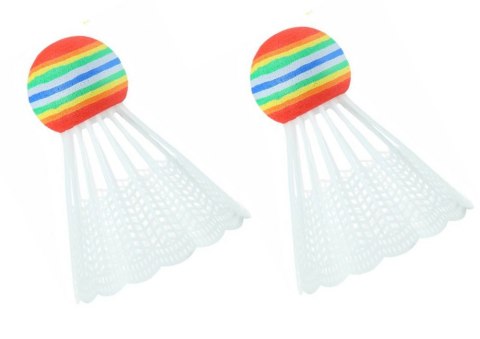 Zestaw 2 Rakietek Do Gry W Badmintona Paletki 2 Lotki Badminton Różowy LEAN Toys