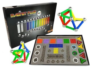 Zestaw Magnastix Klocki Magnetyczne 560 + Tablica LEAN Toys