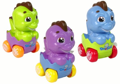 Auto Dinozaur W Jajku Dino Autko Nakręcany LEAN TOYS