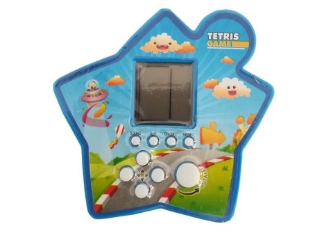 Gra Elektroniczna Kieszonkowa Tetris Gwiazdka Niebieski LEAN Toys