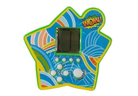 Gra Elektroniczna Kieszonkowa Tetris Gwiazdka Zielony LEAN TOYS