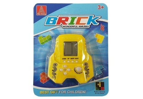 Gra Elektroniczna Tetris Bricks Rakieta Żółta LEAN Toys