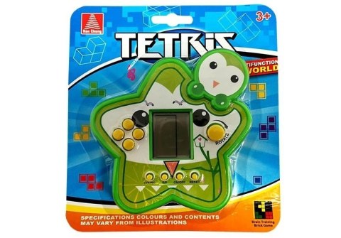 Gra Elektroniczna Tetris Gwiazdka Zielona LEAN TOYS