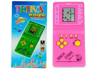 Gra Elektroniczna Tetris Kieszonkowa Różowa LEAN Toys