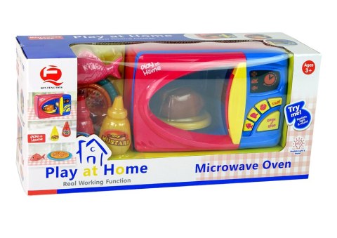 Kuchenka Mikrofalowa Akcesoria Pizza Kurczak Mikrofalówka Na Baterie LEAN Toys