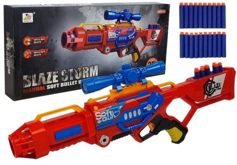 Pistolet na Strzałki Piankowe Karabin 20strzałek LEAN Toys