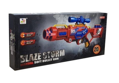 Pistolet na Strzałki Piankowe Karabin 20strzałek LEAN Toys