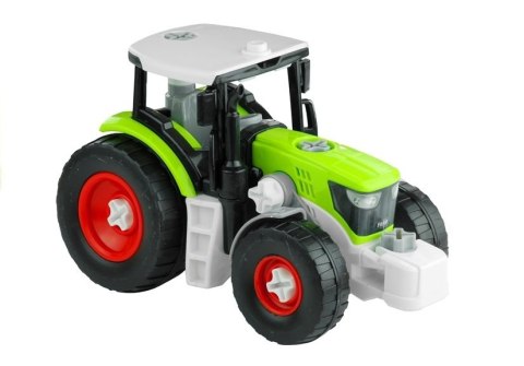 Rozkręcany Traktor z Przyczepą z Drewnem 43 cm LEAN Toys