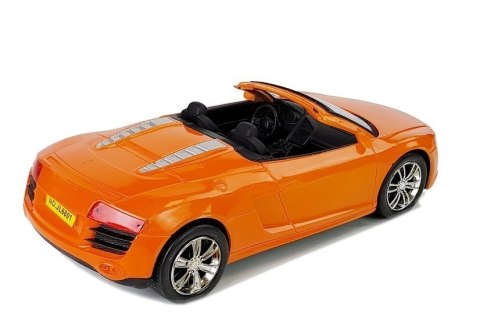 Autko z Napędem Frykcyjnym Kabriolet Pomarańczowe 1:18 LEAN Toys