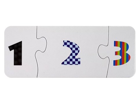 Puzzle Edukacyjne Układanka Nauka 10 Połączeń LEAN TOYS