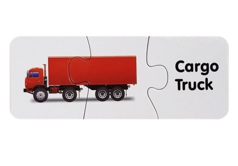 Puzzle Edukacyjne Układanka Transport 10 Połączeń LEAN TOYS